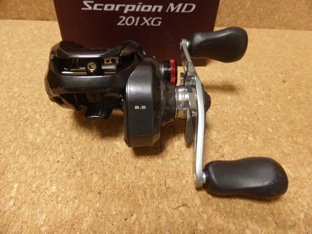 リール 24Scorpion MD 201XG Shimano 24 Scorpion MD 201XG LEFT 8.5 Casting Reel New IN