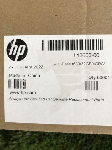 HP L13603-001 T630 Thin Client 32GB Flash 4GB RAM i adapter sieciowy - Zdjęcie 3 z 6
