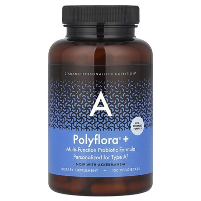 Polyflora  + A, Multi-Function Probiotic Formula, 120 VeggieCaps