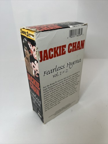 Fearless Hyena Vol 1 & 2 VHS Vintage Jackie Chan. 2 Action Packed Kung Fu OOP - Picture 6 of 6
