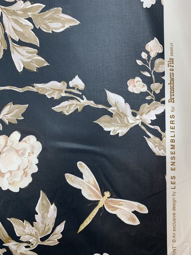 LES PIVOINES PRINT PETAL BRUNSCHWIG & FILS DRAPERY UPHOLSTERY BY THE YARD - Picture 6 of 10