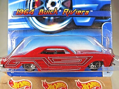 Hot Wheels Red 1964 Buick Riviera #157 – 1:64 Scale Die-Cast Car With Wire Wheels - View #3
