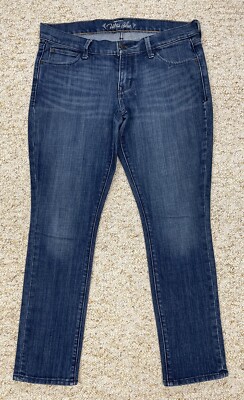 Old Navy Jeans Women's Size 10 Skinny Ultra Blue Low Waist Denim (34x28)