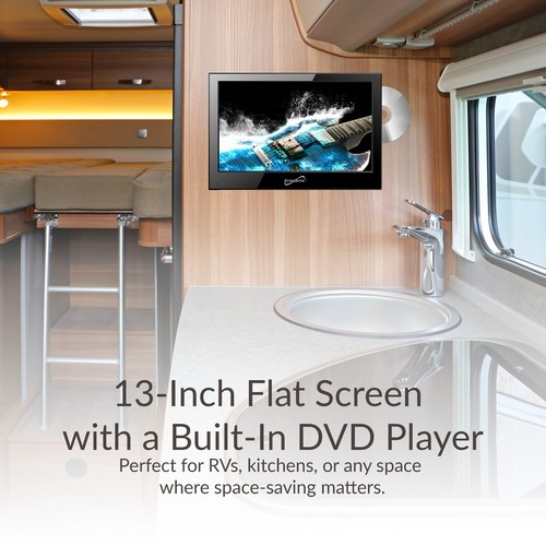 SuperSonic SC-1312 13.3" LED HD TV with Built-in DVD Player - Picture 8 of 11