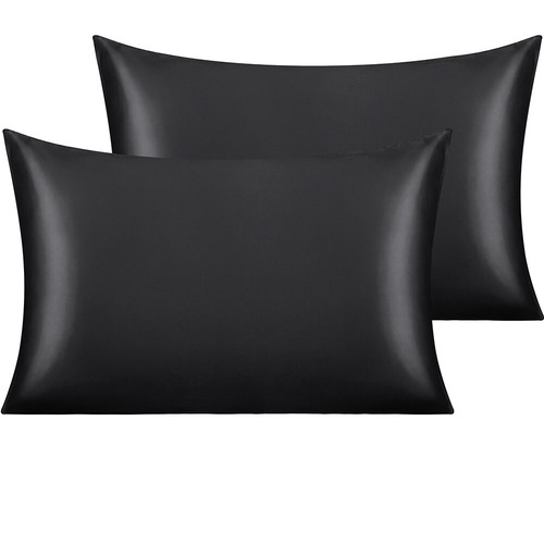 NTBAY Satin Pillowcase Silky For Hair And Skin Envelope Closure Pillow Case 2 PC - Picture 23 of 45