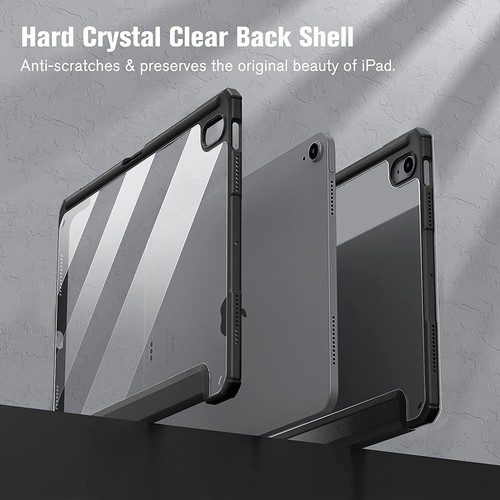 FINTIE Hybrid Case Compatible with iPad Air 4th - 5th Generation w/ Pencil Holde - Picture 3 of 9