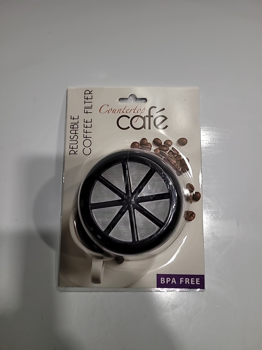 Fill 'n Brew Reusable Coffee Filter Basket for Most Coffee, Black  Decker