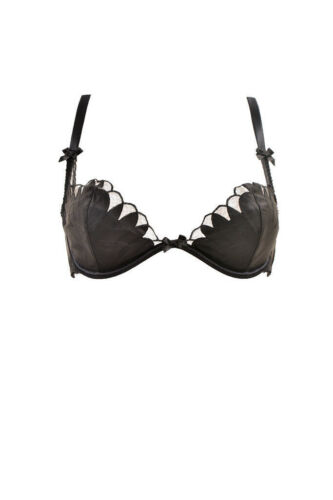 AGENT PROVOCATEUR Womens Bra Elegant Soft Black Size UK 34DD