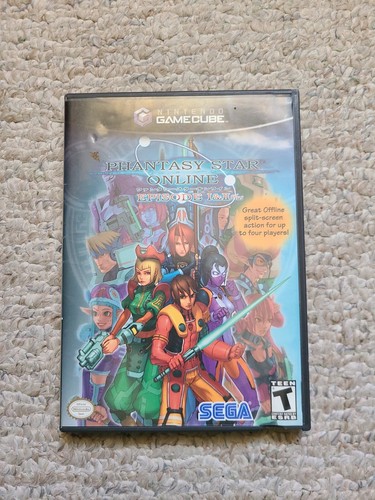 Phantasy Star Online Episode I Ii Plus Gamecube No Manual Tested Ebay