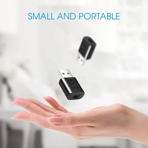 Bluetooth Audio Transmitter/Receiver Adapter Speaker For TV/PC/Car Z9Y7 USB Plug - Picture 11 of 14
