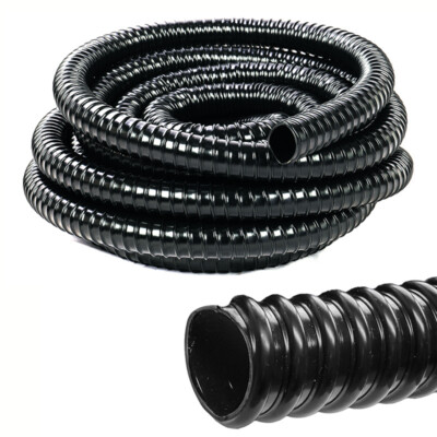 38mm Corrugated Black Pond Flexi Hose Pipe Water Pumps Marine Reinforced Tube UK 38mm Corrugated Black Pond Flexi Hose Pipe Water Pumps Marine Reinforced Tube UK