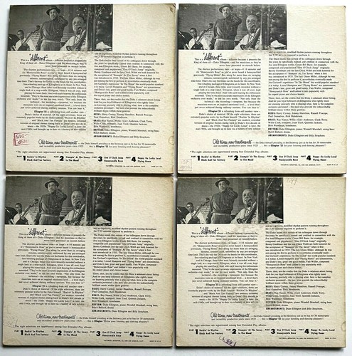 DUKE "ELLINGTON '55" SET OF FOUR VINTAGE 1955 VINYL 7" EPs 8 HI-FI CLASSICS VG+ - Picture 2 of 3