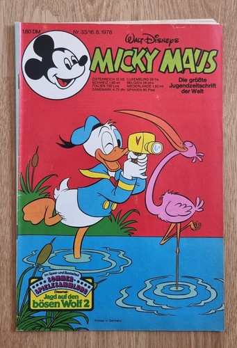 Micky Maus Comics Jahrgang 1977 / 1978 = AUSWAHL! - Bild 54 von 67