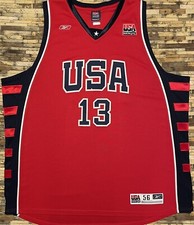 Authentic Vintage Reebok 2004 Team USA Tim Duncan Basketball Jersey