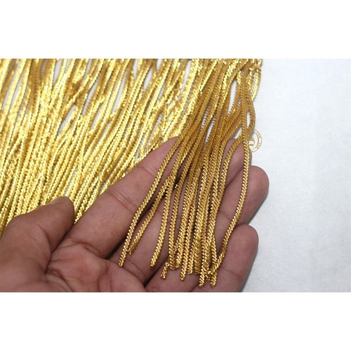 Pack of 20 Meters Gold Bullion Wire "8+1cm" Fringe Trim for Military Uniform - Picture 8 of 9