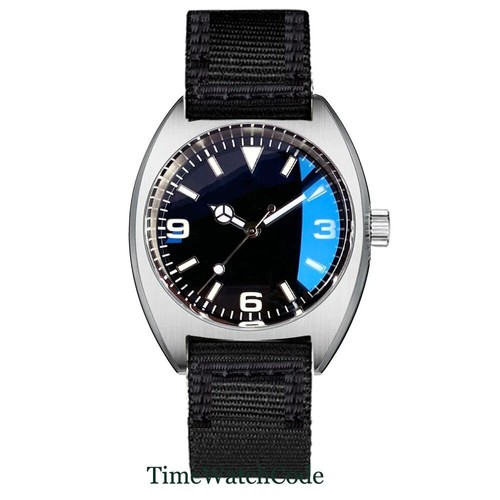 Reloj automático de buceo militar Tandorio para hombre NH35 PT5000 36 mm cristal zafiro - Imagen 23 de 26