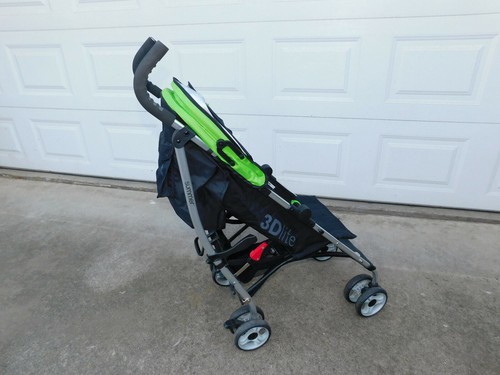 Summer Infant 3D Lite Convenience Stroller, Black / Green - Used Condition - Picture 4 of 12