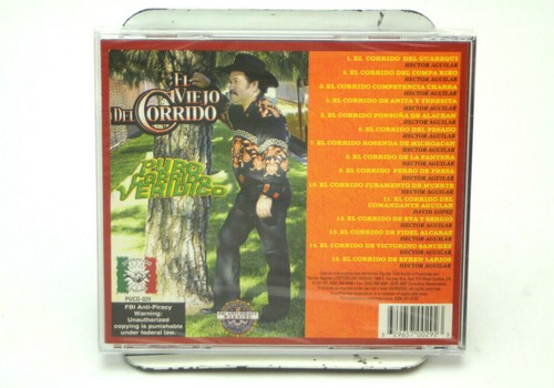 El Viejo Del Corrido Puro Corrido Veridico CD New Selaed - Imagen 5 de 12