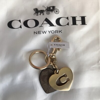 キーホルダー・キーリング COACH Signature Heart Charm Key Fob 91478 コーチ キーホルダー COACH キーリング ハート シグネチャー