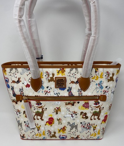 NWT! GENUINE Disney Parks SANTA TAILS Holiday Dooney & Bourke Tote ACTUAL BAG - Picture 2 of 10
