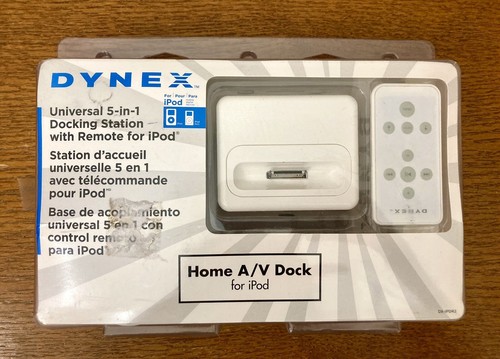 Dynex Universal 5-in-1 Docking Station for Apple iPod DX-IPDR2 - READ - Afbeelding 1 van 5