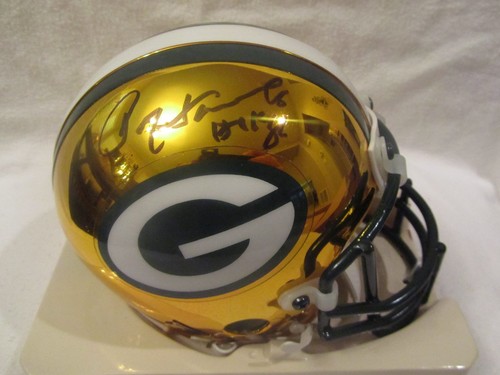 Paul Hornung Autographed Green Bay Packers Chrome Mini Helmet - Fanatics Cert - Picture 1 of 9