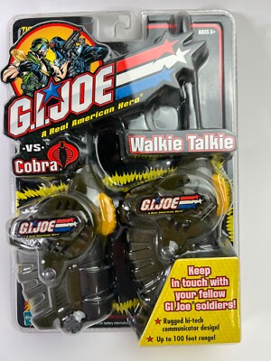 GI Joe vs COBRA Walkie Talkie Hasbro Tiger Electronics 2002 New