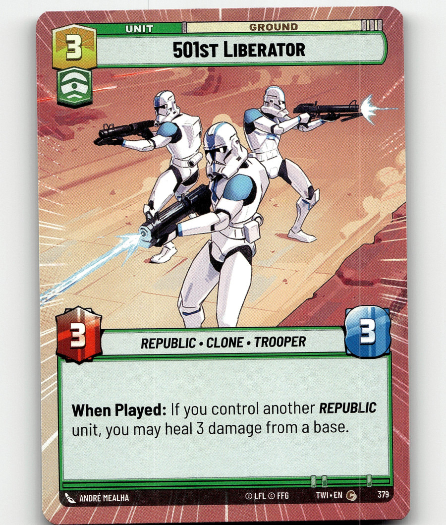 Star Wars: Unlimited 501st Liberator (Hyperspace) - Twilight of the Republic