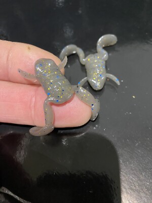 Frog Lures, Topwater Floating Perch/pike Frogs x 2.   2.5cm 3g Free Delivery  