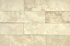 Light Ivory Travertine 2x8 Honed and Filled Wall Floor Tile (sold per piece)