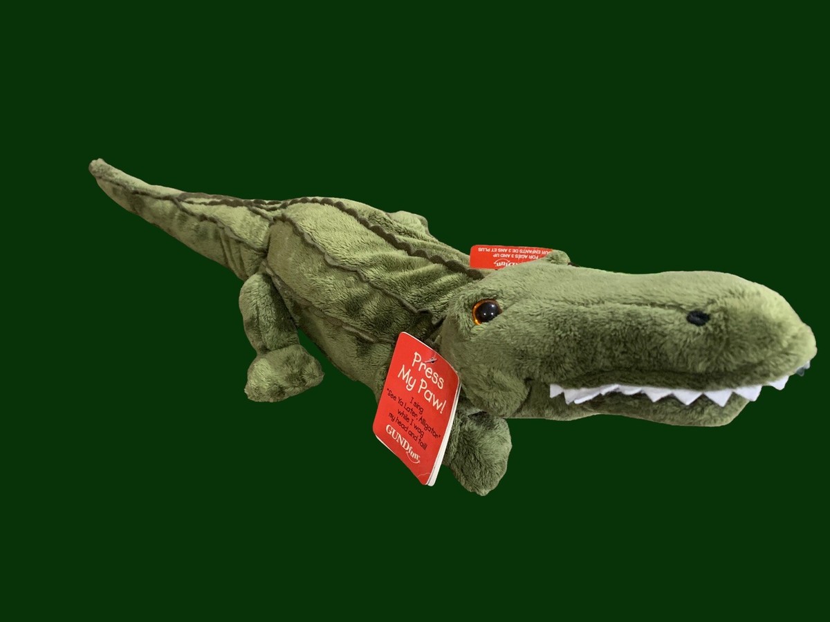 Gund Fun Allie G Singing Dancing “See Ya Later Aligator” Plush 25 