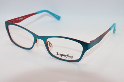 NEW SUPERFLEX SFK 129 BLUE RED FADE AUTHENTIC DESIGNER EYEGLASSES 46-17