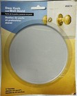 Beige Color Privacy Door Knob And Wall Shield  5" Wide NEW 58214