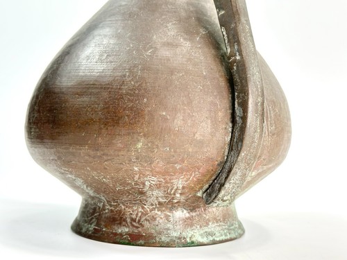 BEAUTIFUL RARE Antique Middle Eastern water Ewer + Basin Copper Bronze FAST SHIP - Picture 17 of 24