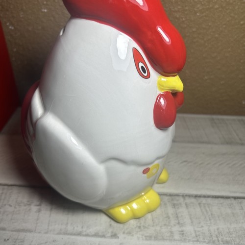 Wells Fargo 2017 Year Of The Rooster Ceramic Piggy Coin Bank Chicken - Bild 6 von 12