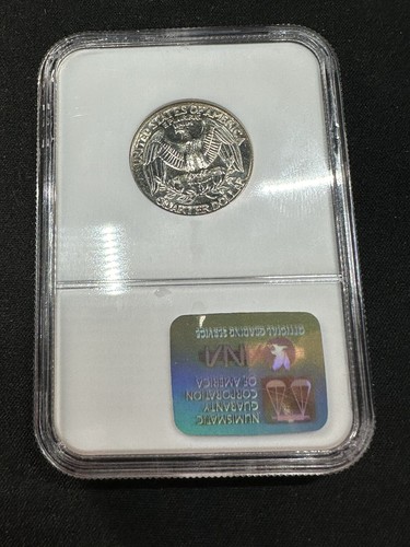 1989-P 25C Washington Quarter Dollar NGC MS65. - Picture 2 of 2