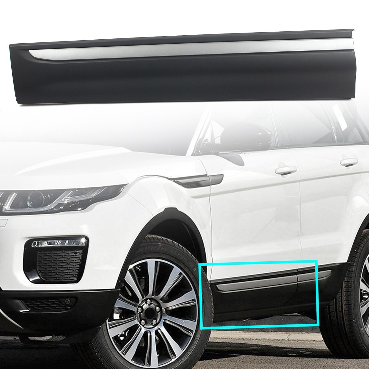 Gray Front Left Door Outside Lower Moulding For 2012-19 Range