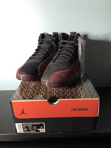 Jordan 12 Retro SP A Ma Maniere schwarz & weiß (W) beide DS GR. 11 W/9,5 M - Bild 2 von 15