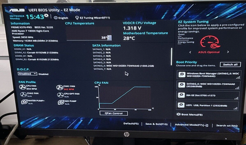 AMD RYZEN 7 16 GB CORSAIR RAM 256 2133 MHZ SSD 1 TB HDD ZOTEC GEFORCE 1080 WIN 10 - Foto 7 di 8