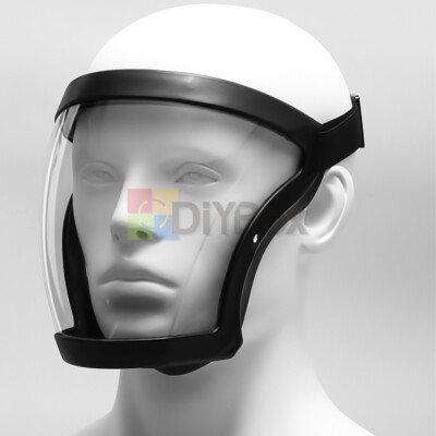 Anti-Fog Full Face Shield – Transparent Safety Mask With Adjustable Strap – US Made Protective Cover