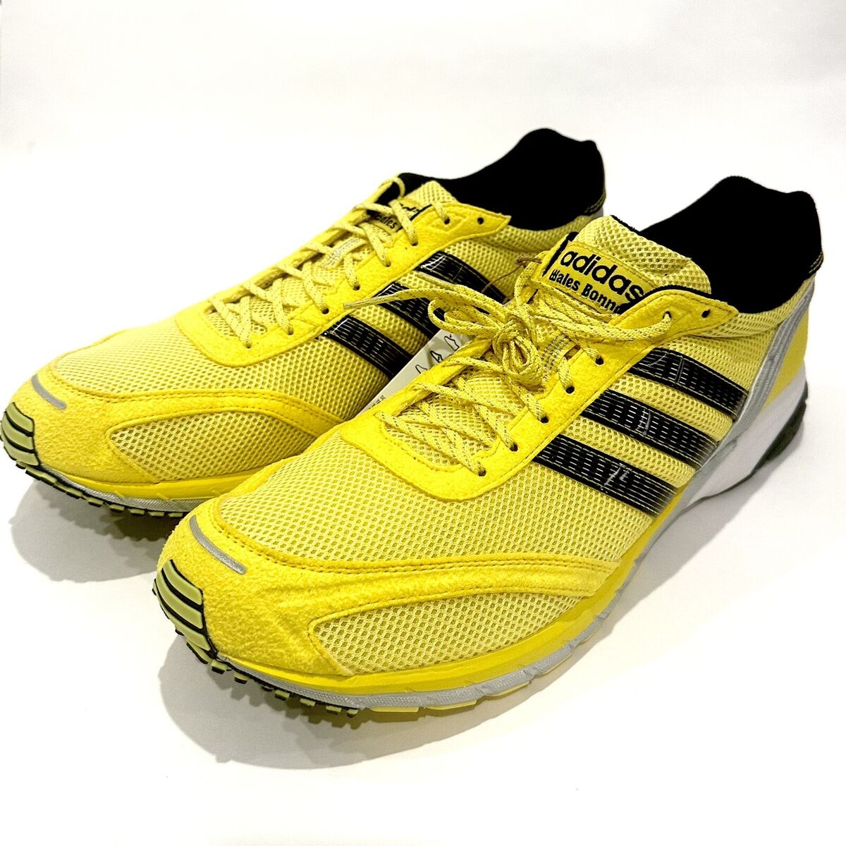Wales Bonner × Adidas Adizero Adios Neftenga Light Yellow Wales Bonner × Adidas Adizero Adios Neftenga Light Yellow