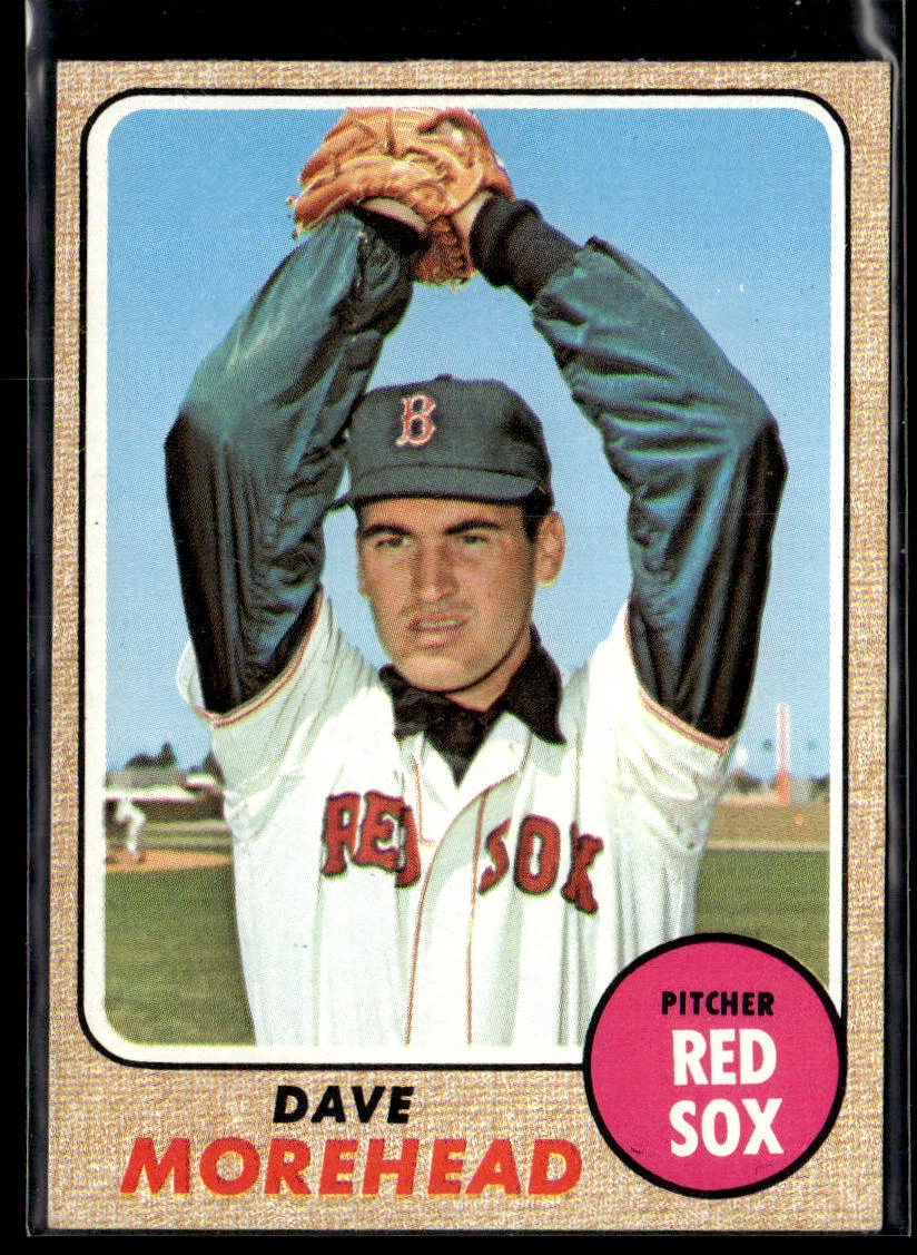 1968 Topps Dave Morehead #212 Boston Red Sox G/VG/EX