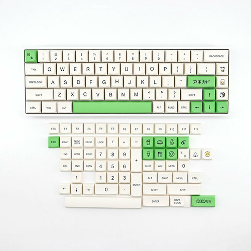Honey Milk Keycaps Avocado Keycap PBT 137 Key XDA Profile for MX Keyboard - Picture 8 of 16
