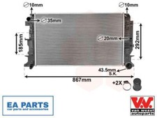 Radiator, engine cooling for MERCEDES-BENZ VW VAN WEZEL 58002271