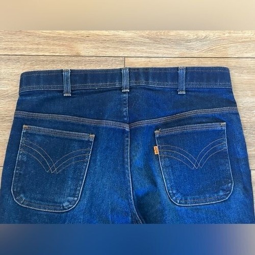 Vintage Orange Tab Levi’s Action Jeans, Sz 34 Waist Triple Stitch Pocket - 第 14/16 張圖片