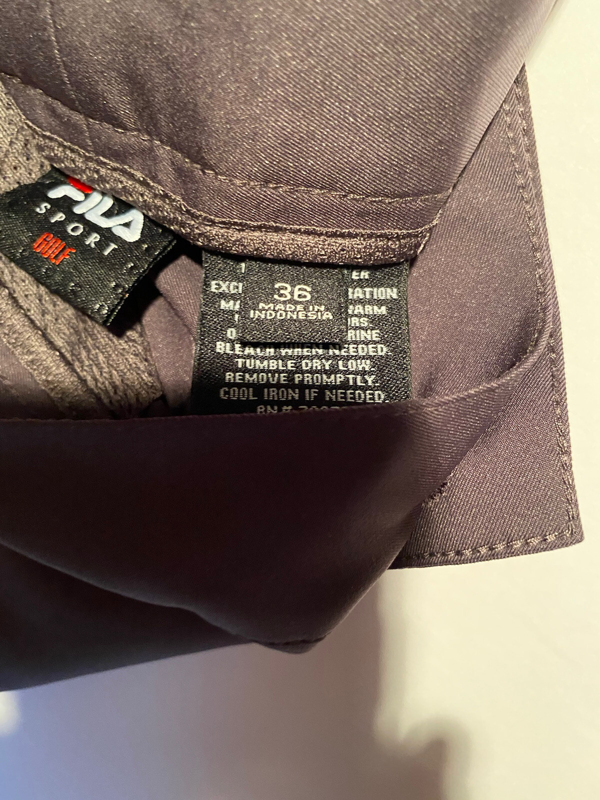 Fila sport pantaloncino golf grigio uomo taglia 36