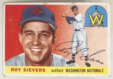 1955 Topps - Roy Sievers - #16 - Washington Nationals - #16 - VG-
