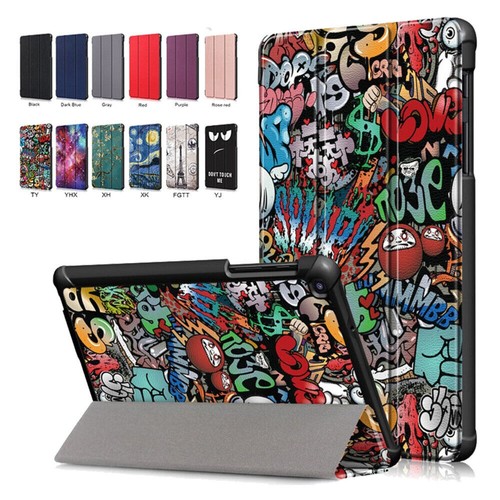 For Samsung Galaxy Tab A 8.0"/A7 Lite 8.7" Flip Tri-fold Stand Case Shockproof - Picture 1 of 75