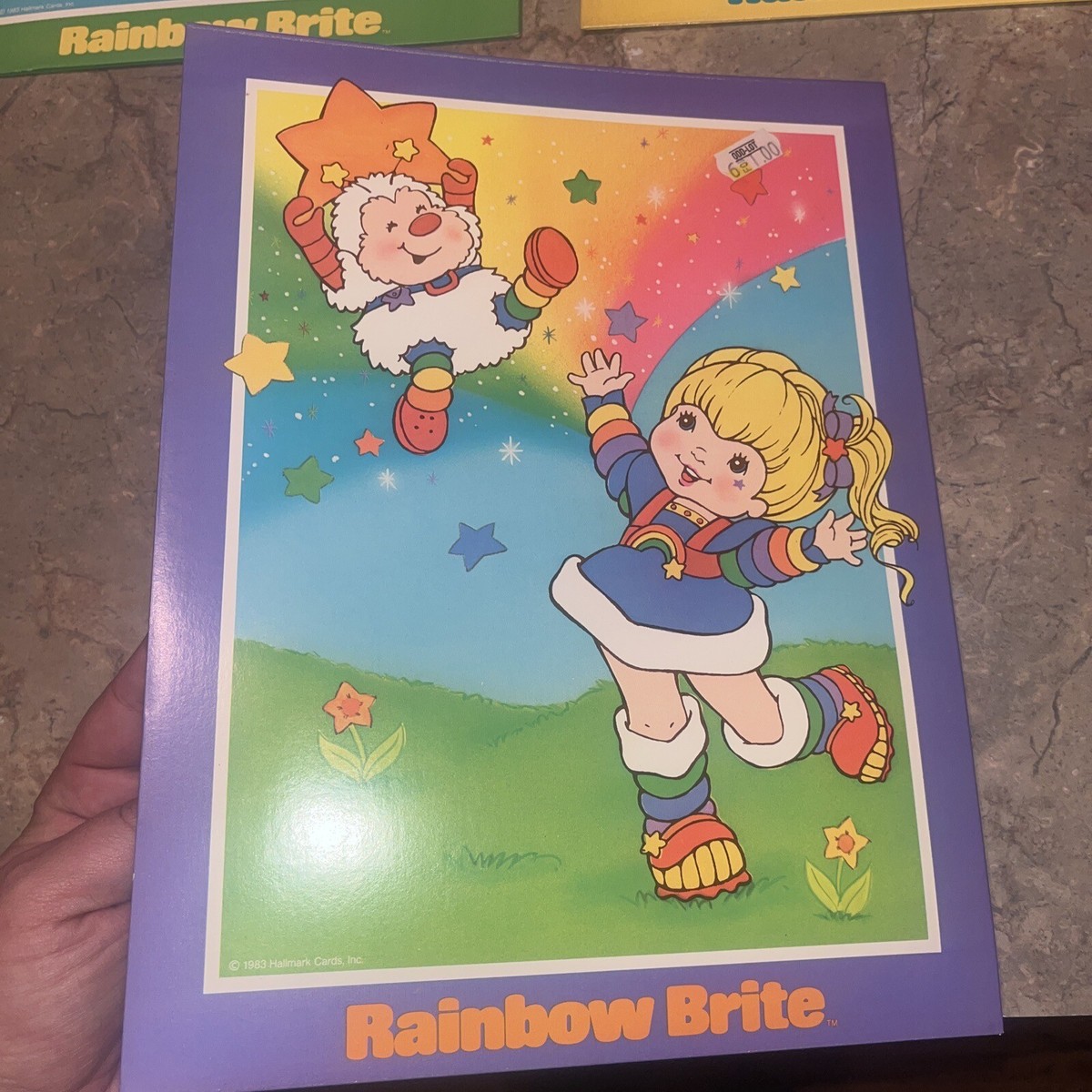 Lot Of 3 -1983 Rainbow Brite & Sprite Mead 2-pocket School