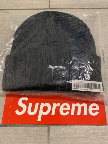 Supreme Wide Rib Beanie Navy FW20 | eBay
